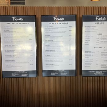 Frankie's - Menu - Breakfast & Brunch Near Me - Agoura Hills, California