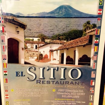 El Sitio - Menu cover - Mexican Near Me - Riverdale Park, Maryland El Sitio - Menu cover - Mexican Near Me - Riverdale Park, Maryland
