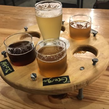 Compass Rose Brewery - Beer Flight - Breweries Near Me - Raleigh, North Carolina