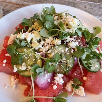The Surf Lodge - Watermelon Salad - Hotels Near Me - Montauk, New York