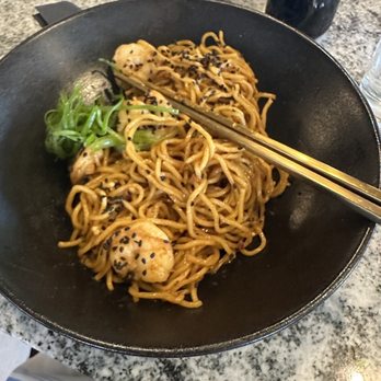 Zu Izakaya - ASU - Shrimp Garlic Butter Stir Fry Noodle - Sushi Bars Near Me - Tempe, Arizona Zu Izakaya - ASU - Shrimp Garlic Butter Stir Fry Noodle - Sushi Bars Near Me - Tempe, Arizona