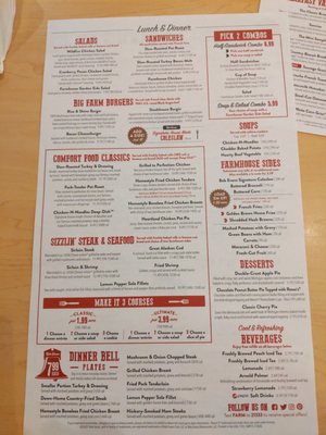 Menu photo 3 Bob Evans Clearwater, FL