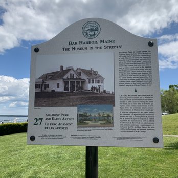 Agamont Park - Museum in the streets - Parks Near Me - Bar Harbor, Maine