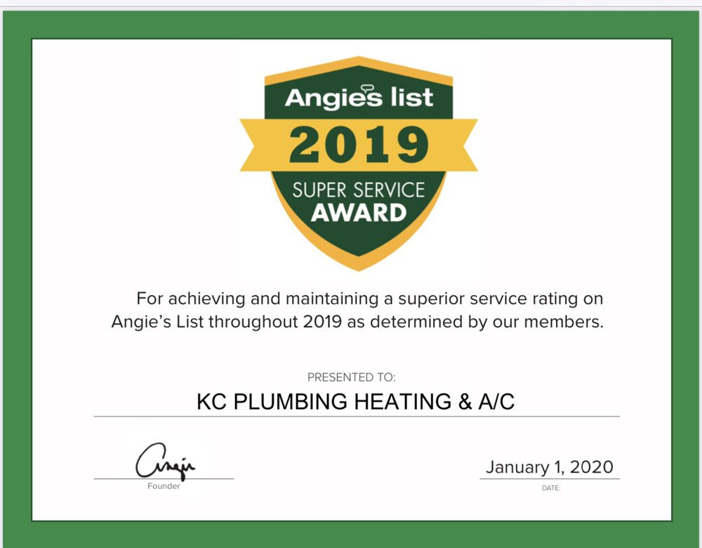 Slide of KC Plumbing Heating & A/C