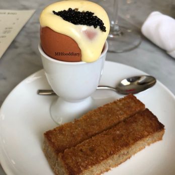 Effervescence - Egg + soldiers with caviar - Champagne Bars Near Me - New Orleans, Louisiana