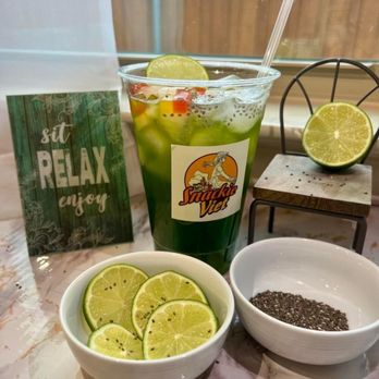 Snackie Viet - Trà chanh Snackie ( Snackie's Green Lemon Tea ) - Vietnamese Near Me - Richardson, Texas