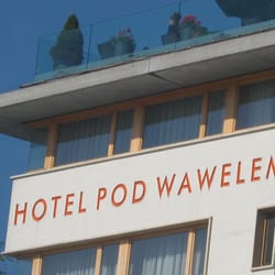 Hotel Pod Wawelem - Taras hotelu pod Wawelem.