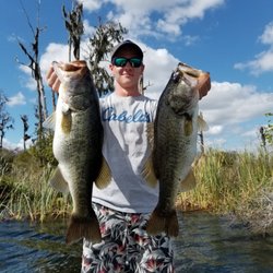 Capt Tony Summers & Florida Fish Guide - 2 five pound fish from the Butler chain in Windermere, Fl