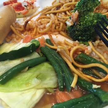 Panda Express - Plate of veggie, rice, nobodies and spring rolls - Chinese Near Me - Allen Park, Michigan Panda Express - Plate of veggie, rice, nobodies and spring rolls - Chinese Near Me - Allen Park, Michigan