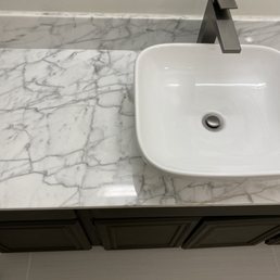 Close look at the marble.