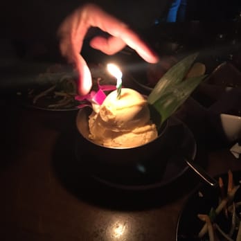 Three Dots and A Dash - Birthday special for my friend! It is so sweet! - Asian Fusion Near Me - Chicago, Illinois