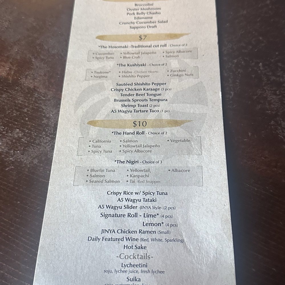 Robata JINYA - 3rd St. - Happy Hour Menu - Japanese Near Me - Los Angeles, California Robata JINYA - 3rd St. - Happy Hour Menu - Japanese Near Me - Los Angeles, California