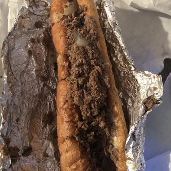 Giovanni's Restaurant - Large steak  & cheese  with onion  and mushrooms - fully packed - Pizza Near Me - Woburn, Massachusetts