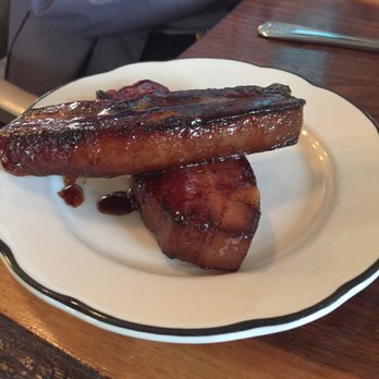 Milktooth - Sorghum bacon! A very interesting (and yummy) take on bacon. It's best to share this dish as just a few bites are very filling. - Breakfast & Brunch Near Me - Indianapolis, Indiana