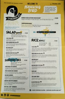 Menu photo 5 Hawking Bird Oakland, CA Menu photo 5 Hawking Bird Oakland, CA