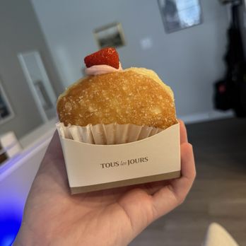 Tous les Jours - strawberry cream donut - Bakeries Near Me - Franklin, Tennessee Tous les Jours - strawberry cream donut - Bakeries Near Me - Franklin, Tennessee
