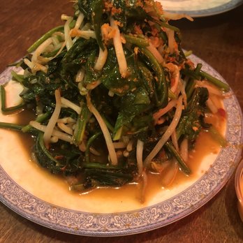 Mee & Greet - Garlic Spinach with Sambal Belacan - Vietnamese Near Me - Culver City, California Mee & Greet - Garlic Spinach with Sambal Belacan - Vietnamese Near Me - Culver City, California