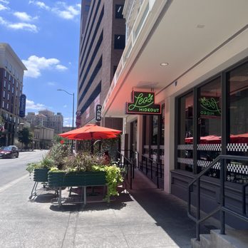Leo's Hideout - Outside of restaurant - Pizza Near Me - San Antonio, Texas