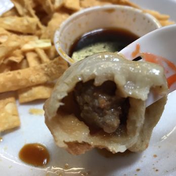 Wok & Roll - Meaty and tasty fried dumplings. Thicker wrapper (think momo), but very tasty on a rare, cold North Carolina evening. - Chinese Near Me - Bolivia, North Carolina Wok & Roll - Meaty and tasty fried dumplings. Thicker wrapper (think momo), but very tasty on a rare, cold North Carolina evening. - Chinese Near Me - Bolivia, North Carolina