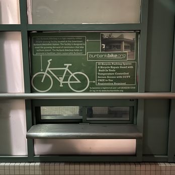 Burbank - Downtown Metrolink Station - Bike Storage - Public Transportation Near Me - Burbank, California Burbank - Downtown Metrolink Station - Bike Storage - Public Transportation Near Me - Burbank, California