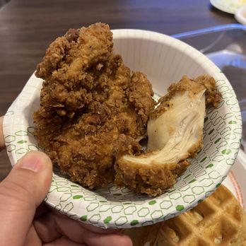 Hampton Inn South Hill - Cracker Barrel Chicken Fried Chicken that I felt compelled to combine with waffle - Hotels Near Me - South Hill, Virginia Hampton Inn South Hill - Cracker Barrel Chicken Fried Chicken that I felt compelled to combine with waffle - Hotels Near Me - South Hill, Virginia