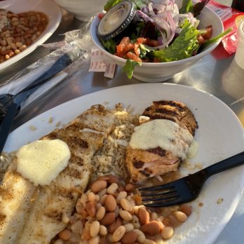 California Fish Grill - Swai & Salmon plate! - Seafood Near Me - Brea, California California Fish Grill - Swai & Salmon plate! - Seafood Near Me - Brea, California