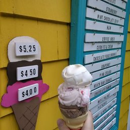 The perfect cone! Flavors change often, prices as of August 2017