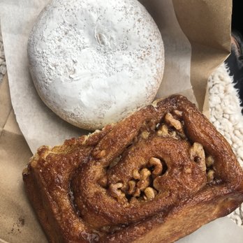 Levain Bakery - Raspberry Bomboloncini and Walnut sticky bun - Bakeries Near Me - New York, New York Levain Bakery - Raspberry Bomboloncini and Walnut sticky bun - Bakeries Near Me - New York, New York