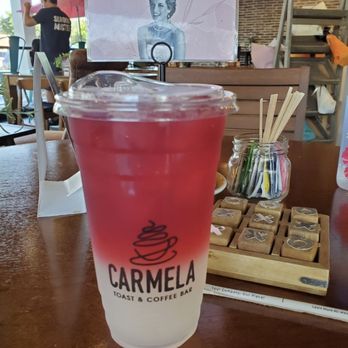 Carmela Coffee - Pompano Beach - Super Fruity tea - Cafes Near Me - Pompano Beach, Florida