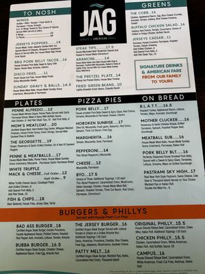 Menu photo 2 Jersey's American Grill Lake Havasu City, AZ