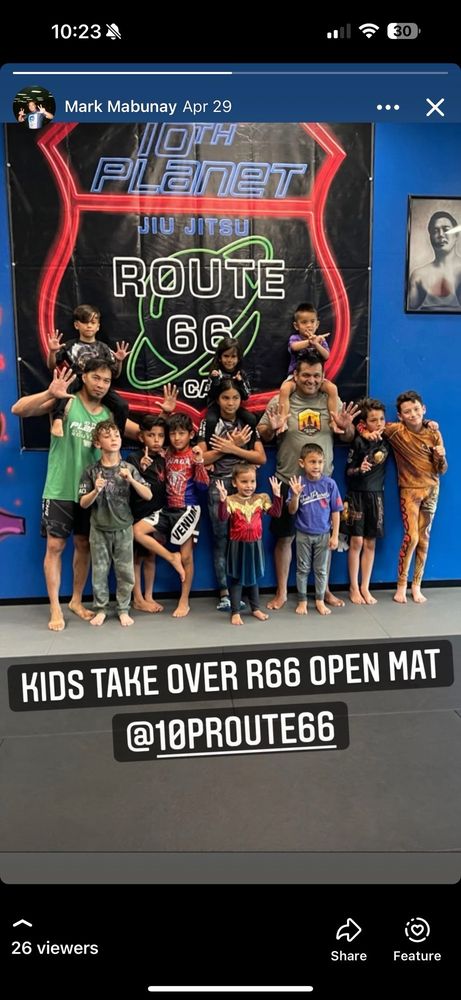 10th Planet Jiu Jitsu Route 66 Logo