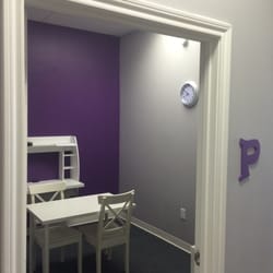 SpeechMonster - The purple room!  Each room has a different color.