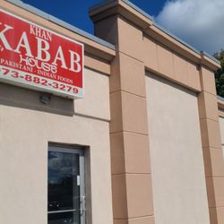Khan Kabab House - Store front.   Located at 142 Route 46