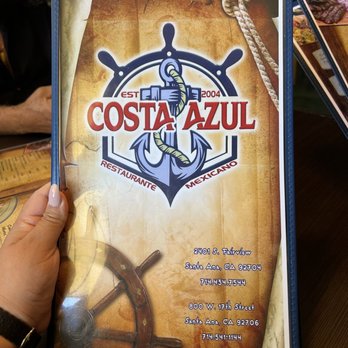 Costa Azul Restaurant - Menu - Mexican Near Me - Santa Ana, California