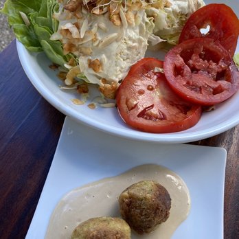 Lila - Wedge salad with falafels - New American Near Me - Sarasota, Florida Lila - Wedge salad with falafels - New American Near Me - Sarasota, Florida