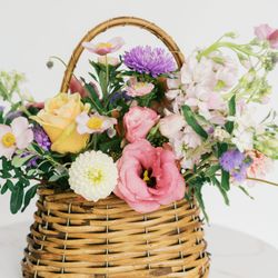 Flourish Flowers - "French Market Basket"