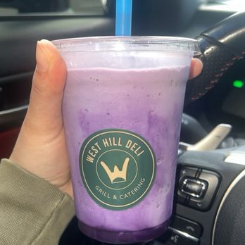 West Hill Deli - Ube Smoothie - New American Near Me - Auburn, Washington