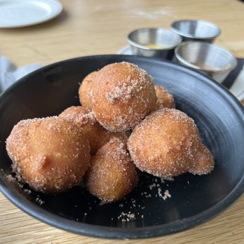 The Watershed Pub - Hot spiced donuts with dipping sauces - Pubs Near Me - Camp Hill, Pennsylvania The Watershed Pub - Hot spiced donuts with dipping sauces - Pubs Near Me - Camp Hill, Pennsylvania