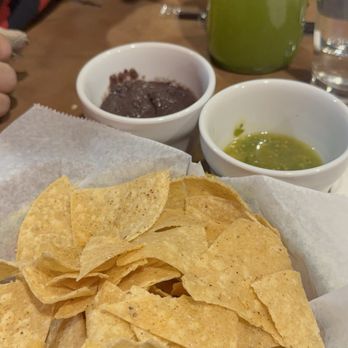 La Chingada Mexican Cuisine - Chips & beans with salsa. - Mexican Near Me - Houston, Texas La Chingada Mexican Cuisine - Chips & beans with salsa. - Mexican Near Me - Houston, Texas