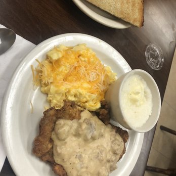 Clary's Corner Cafe - Chicken Fried Steak Breakfast - Cafes Near Me - Lake Worth, Florida