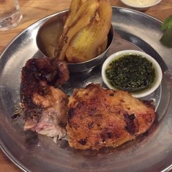 Señor Pollo - Quarter Roasted Chicken and Fried Plantains