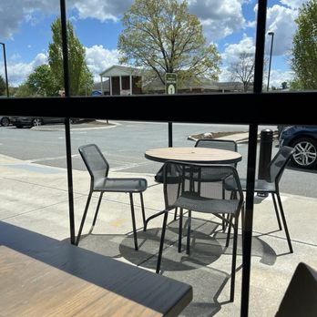Panera Bread - View from my seating area - Salad Near Me - Malta, New York