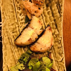 Sakagura London - Tara miso yaki (miso black cod)