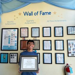 Kumon Math and Reading Center of Orland Park - West - Myles completed the Reading Program and now works at Kumon as a center assistant!