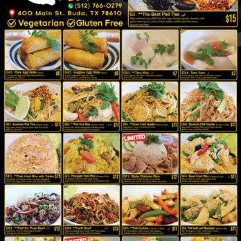 Gotji's Kitchen - a variety of food items - Thai Near Me - Buda, Texas Gotji's Kitchen - a variety of food items - Thai Near Me - Buda, Texas