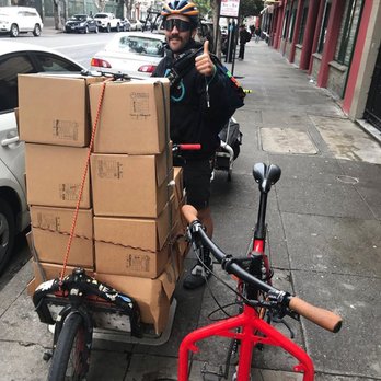 Stella Courier - not my photo, but a good example of what their bikes can handle! - Couriers & Delivery Services Near Me - San Francisco, California Stella Courier - not my photo, but a good example of what their bikes can handle! - Couriers & Delivery Services Near Me - San Francisco, California