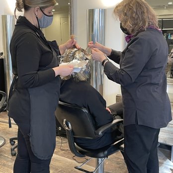 Angela Cosmai Salon - Full Highlights by Angela and Albana - Hair Salons Near Me - Greenwich, Connecticut Angela Cosmai Salon - Full Highlights by Angela and Albana - Hair Salons Near Me - Greenwich, Connecticut