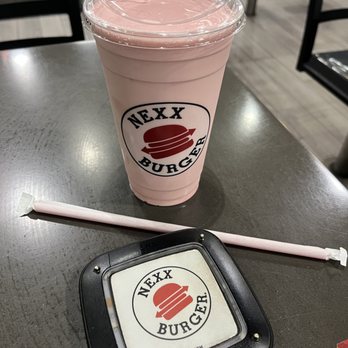 Nexx Burger - strawberry milkshake - Burgers Near Me - Orange, California Nexx Burger - strawberry milkshake - Burgers Near Me - Orange, California