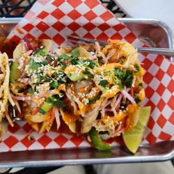 Peninsula BevCo - Thai Scallop Tacos (mainly)