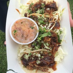 Hot Mess Food Truck - Jerk pork tacos w/ pineapple salsa
